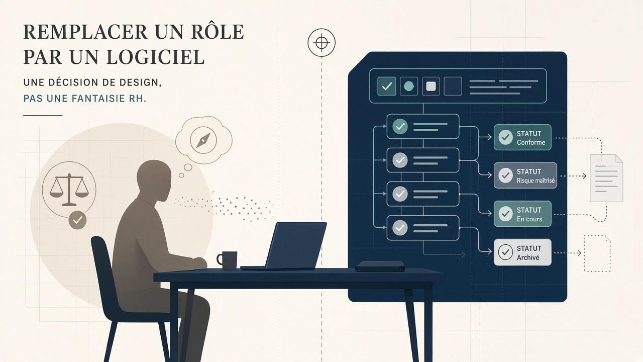 Remplacer un salarié par un logiciel n’est pas un fantasme RH — c’est un design